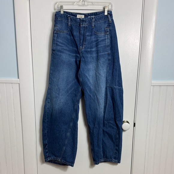 Anthropologie Pilcro Full-Length Relaxed Barrel Jeans Size 28 - Picture 3 of 11